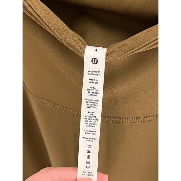 Lululemon Groove Super-High-Rise Flared Pant Nulu *Regular Allspice Womens 4 NWT - Picture 8 of 11
